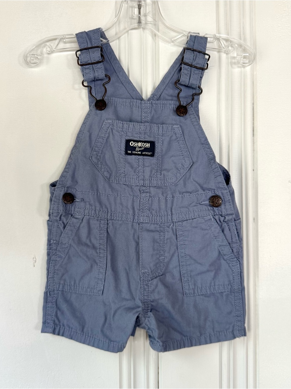 OshKosh B'gosh 6M Baby Cotton Shortalls